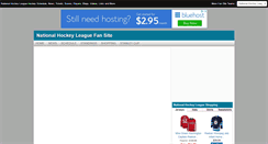 Desktop Screenshot of nhlfansite.com